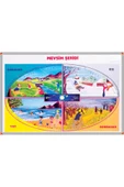 Panda 70X100 CM MEVSİMLER PORTRE TABLO PANO (Alüminyum Çerçeve) YAZILI-PAN512 - 1