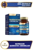Nutraxin Quercetin Bromelain 30 Tablet - Kuersetin, Bromelain, Çörek Otu, C Vitamini, Isırgan Otu - 1