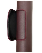 Yuga Suni Deri Proje Tüpü Cepli 10,5 cm Bordo - 5