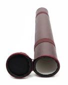 Yuga Suni Deri Proje Tüpü Cepli 10,5 cm Bordo - 4