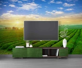 Çiçek Bahçesi Manzaralı Duvar Kağıdı Baskı thumbnail 3