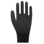 Beybi Poliüretan Kaplı Pu Touch Eldiven Siyah No:8 - 3