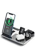 Tech&bello accessories R11 4in1 Wireless Kablosuz Şarj Standı thumbnail 1