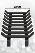 Şömine Izgarası 8 Çubuklu 48 Cm X 32 Cm Ekstra Dar Gözlü Izgara thumbnail 3