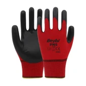 Beybi Nitril Poly Pn5 Kırmızı Siyah No:9 - 1