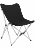 Everest  Alüminyum Katlanabilir Kamp Sandalyesi Siyah thumbnail 1