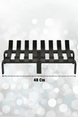 Şömine Izgarası 8 Çubuklu 48 Cm X 32 Cm Ekstra Dar Gözlü Izgara thumbnail 2