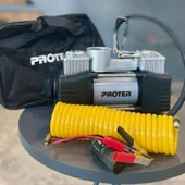 Proter PR 265 P2 Çift Piston Lastik Şişirme Bez Çantalı 12V 150PSI - P3KR217 - 3