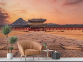 Güney Kore Gyeongbokgung Sarayı Manzaralı Duvar Kağıdı thumbnail 6
