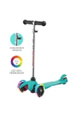 CVS Dn 80001 Ayarlanabilir Direksiyonlu Işıklı Tekerlekli Scooter - Mavi thumbnail 1