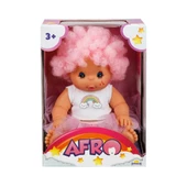 20040 Afro Kıvırcık Saçlı Bebek 23 cm -Sunman - 6