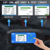Lancol Akü Test ve Sarj Cihazi 12V/8A CAT-280 thumbnail 4