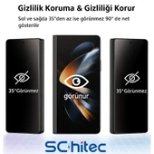 ScHitec Samsung Galaxy Z Fold 3 Darbe Emici Premium Hayalet Ön Ekran Koruyucu Poliüretan Film thumbnail 2