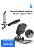Tech&bello accessories 15W Metal Masaüstü Hızlı Magsafe Kablosuz Şarj Ve Telefon Tutucu Standı 2'si 1 arada thumbnail 4