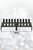 Şömine Izgarası 10 Çubuklu 60 Cm X 32 Cm Ekstra Dar Gözlü Izgara - 2