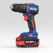 EXEN EN 274 DS Kömürsüz Darbeli Şarjlı Matkap 21V 4Ah 70Nm 2 Batarya Hızlı Şarj Led Işıklı Taşıma Çantalı thumbnail 1