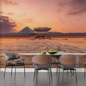 Güney Kore Gyeongbokgung Sarayı Manzaralı Duvar Kağıdı thumbnail 5