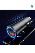 bello 52.5w 1x Usb 1x Type-c Hızlı Araç Şarjı Çakmaklık Girişli Bc-02 thumbnail 2