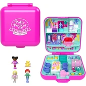 JGK22 Polly Pocket Mattel 80. Yıl Özel Nostaljik Kompakt Oyun Seti - 1