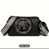 FİL İŞLEMELİ KÜÇÜK KADIN ÇANTA thumbnail 1