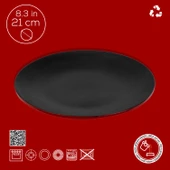 Lava Döküm Yuvarlak Servis Tabağı Çap(Ø)21cm.-Bordo - 4