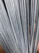 İP ZİNCİR GRİ RENK HAZIR DÜĞMELERİ DİKİLMİŞ İP PERDE  EN 180 CM BOY 280 CM thumbnail 3