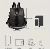 PARLAK KADIN SIRT ÇANTA thumbnail 5