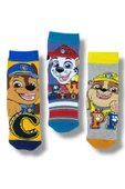 PAW PATROL Lisanslı Erkek Çocuk 3 Çift Havlu Soket Çorap 22597 thumbnail 1