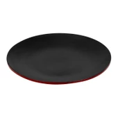 Lava Döküm Yuvarlak Servis Tabağı Çap(Ø)25cm.-Bordo - 1