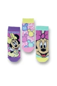 Disney Minnie Mouse Lisanslı Kız Çocuk 3 Çift Soket Çorap 21552 thumbnail 1