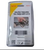 MEŞEM KALIPÇI TAŞLAMA TEL FIRÇA SETİ 12'Lİ - 2