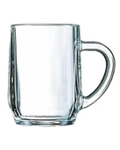 Haworth 590 Ml Temperli kulplu Kupa Bardak Şeffaf thumbnail 1