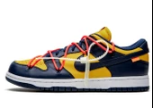 Nike Dunk Low Off-White University Gold Midnight Navy - 1