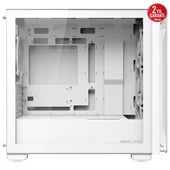 ASUS A23 PLUS 4-RGB FANLI GAMING MID-TOWER PC KASASI BEYAZ thumbnail 2