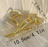 LALE MOTİFLİ TAŞLI TOKA - 3