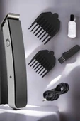 Paslanmaz Çelik Şarjlı Tıraş Makinesi Pratik ve Keskin Performans thumbnail 1