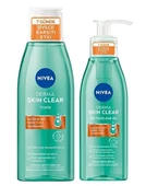 Nivea Derma Skin Clear Sivilce Karşıtı Yüz Temizleme Jeli 150 Ml + Tonik 200 Ml - 1