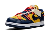 Nike Dunk Low Off-White University Gold Midnight Navy - 2