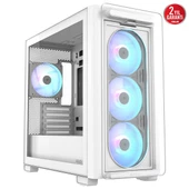 ASUS A23 PLUS 4-RGB FANLI GAMING MID-TOWER PC KASASI BEYAZ thumbnail 5