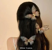 TÜL KELEBEKLİ TOKA 3 ADET thumbnail 1