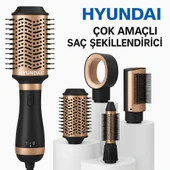 Hyundai 5’i 1 Arada Saç Şekillendirici Profesyonel Hızlı Kurutma ve Şekillendirme İçin 1000W - 1