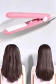Seramik Kaplama Taşınabilir Mini Saç Düzleştirici Seyahat Dostu Tasarım - 4