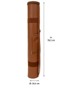 Yuga Suni Deri Proje Tüpü Cepli 10,5 cm Taba - 7