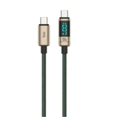 BİX BX09CC-BN BRONZ TYPE-C 100W 1 metre DİJİTAL EKRANLI ŞARJ VE DATA KABLOSU - 1