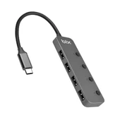 BİX BX20HB 4 port Type C USB Dönüştürücü thumbnail 3