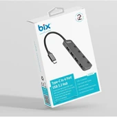 BİX BX20HB 4 port Type C USB Dönüştürücü thumbnail 1