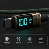 BİX BX09CC-BN BRONZ TYPE-C 100W 1 metre DİJİTAL EKRANLI ŞARJ VE DATA KABLOSU - 3