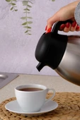Paslanmaz Çelik Çay Termosu 2.5 Litre | 12-24 Saat Soğuk, 8-12 Saat Sıcak Tutma | Paslanmaz Çelik thumbnail 4