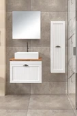 65 cm Aren Banyo Dolabı + 30 cm Aren Boy Dolabı - 1