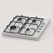 Profilo OD30K2B80D Beyaz Emaye Set Üstü Ocak thumbnail 1